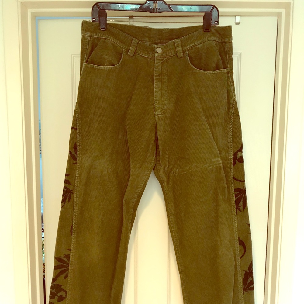 Lucien Pellat Finet corduroy pants with skull 💀